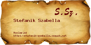 Stefanik Szabella névjegykártya